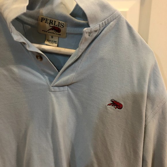 Perlis Crawfish Polo Shirt Small - Picture 2 of 3